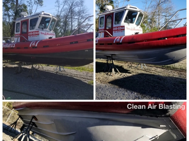 mobile boat paint blasting service charlotte nc