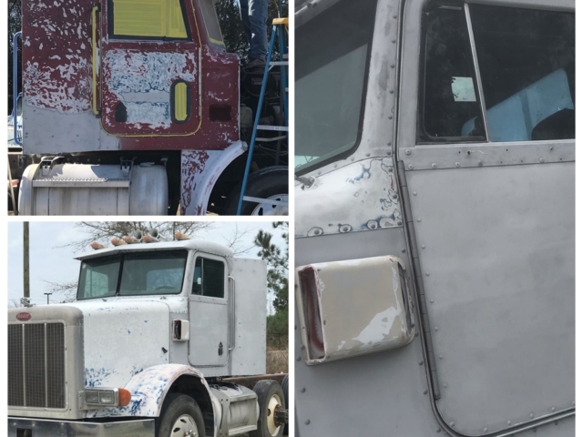 semi truck paint blasting service charlotte nc